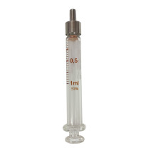 Jeringa de cristal de 1ml...