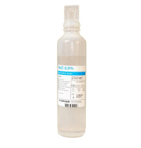 Suero fisiológico 250ml.