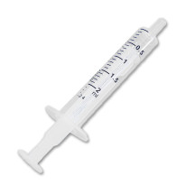 Jeringa de 2ml de dos cuerpos