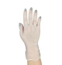 Guantes de vinilo con polvo