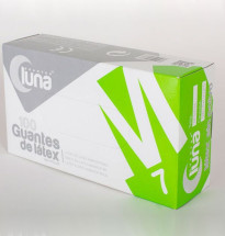 Guantes de látex sin polvo