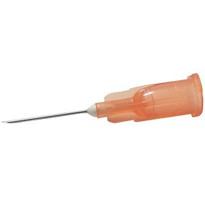 Agujas subcutáneas estériles. G25 Naranja 0,5X16 mm.