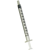 Jeringas de Tuberculina 1 ml. sin aguja