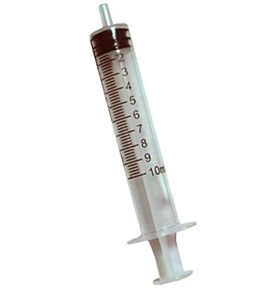 Jeringas sin aguja de 10 ml. con Luer Central